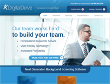 Tablet Screenshot of digitaldelve.com